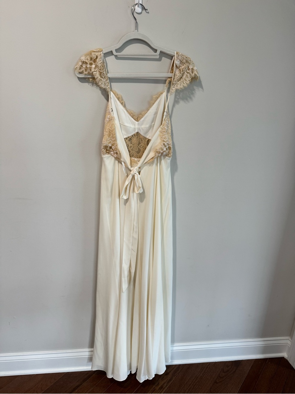 limited edition Free People Cream, Ivory Lace Maxi Dress - Picture 9 of 12